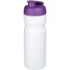 Bidon Baseline® Plus o pojemności 650 ml z otwieranym wieczkiem P069554C biały / fioletowy