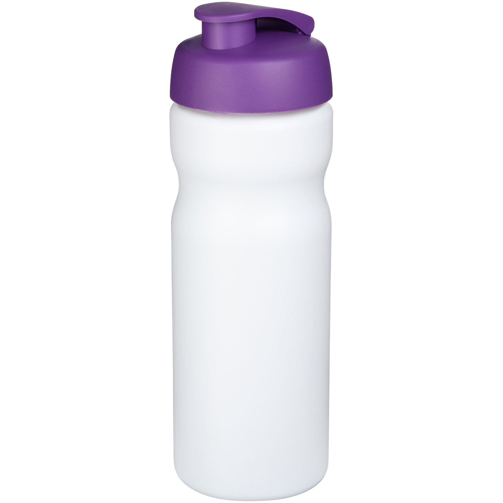 Bidon Baseline® Plus o pojemności 650 ml z otwieranym wieczkiem P069554C biały / fioletowy