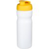 Bidon Baseline® Plus o pojemności 650 ml z otwieranym wieczkiem P069554C biały / żółty