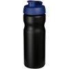 Bidon Baseline® Plus o pojemności 650 ml z otwieranym wieczkiem P069554C czarny / niebieski