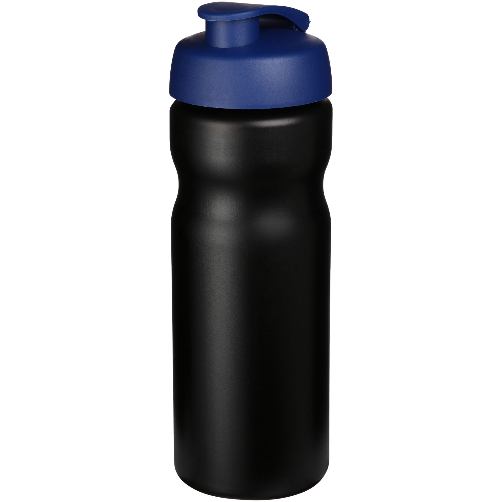 Bidon Baseline® Plus o pojemności 650 ml z otwieranym wieczkiem P069554C czarny / niebieski