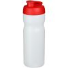 Bidon Baseline® Plus o pojemności 650 ml z otwieranym wieczkiem P069554C przezroczysty / czerwony