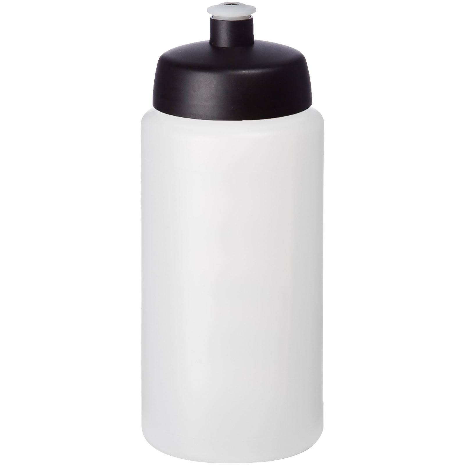 Bidon Baseline® Plus o pojemności 500 ml ze sportowym wieczkiem i uchwytem P069575C przezroczysty / czarny