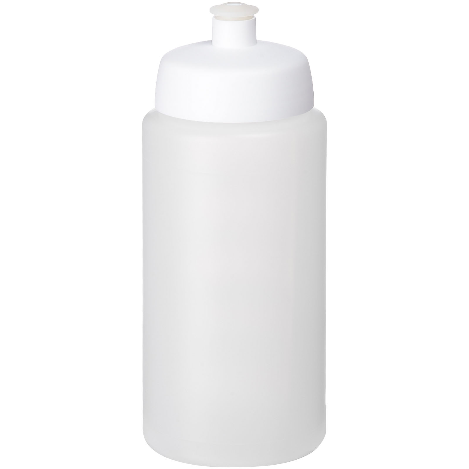 Bidon Baseline® Plus o pojemności 500 ml ze sportowym wieczkiem i uchwytem P069575C przezroczysty / biały