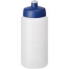 Bidon Baseline® Plus o pojemności 500 ml ze sportowym wieczkiem i uchwytem P069575C przezroczysty / niebieski