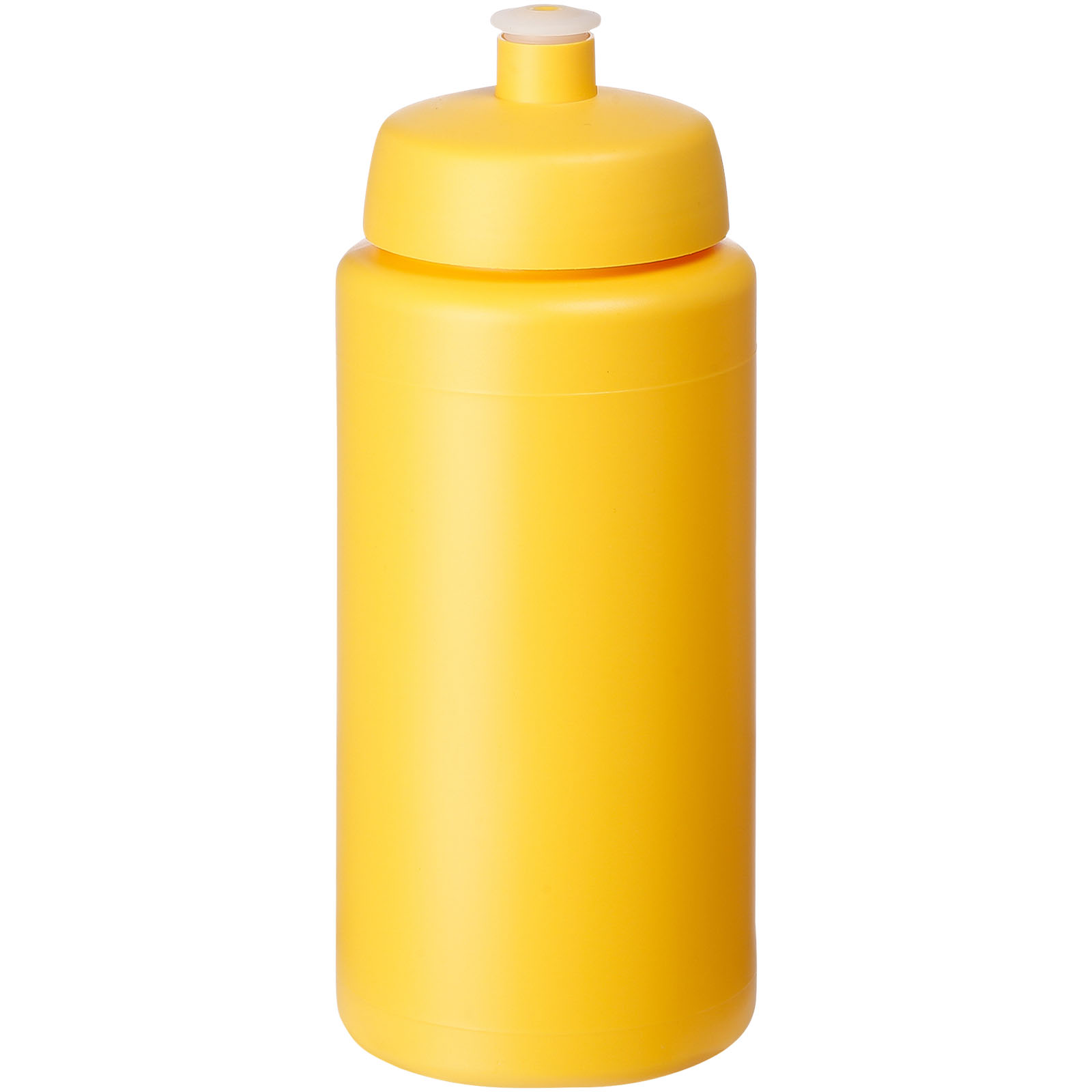 Bidon Baseline® Plus o pojemności 500 ml ze sportowym wieczkiem i uchwytem P069575C żółty
