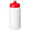 Bidon Baseline® Plus o pojemności 500 ml z wieczkiem sportowym P069598C biały / czerwony