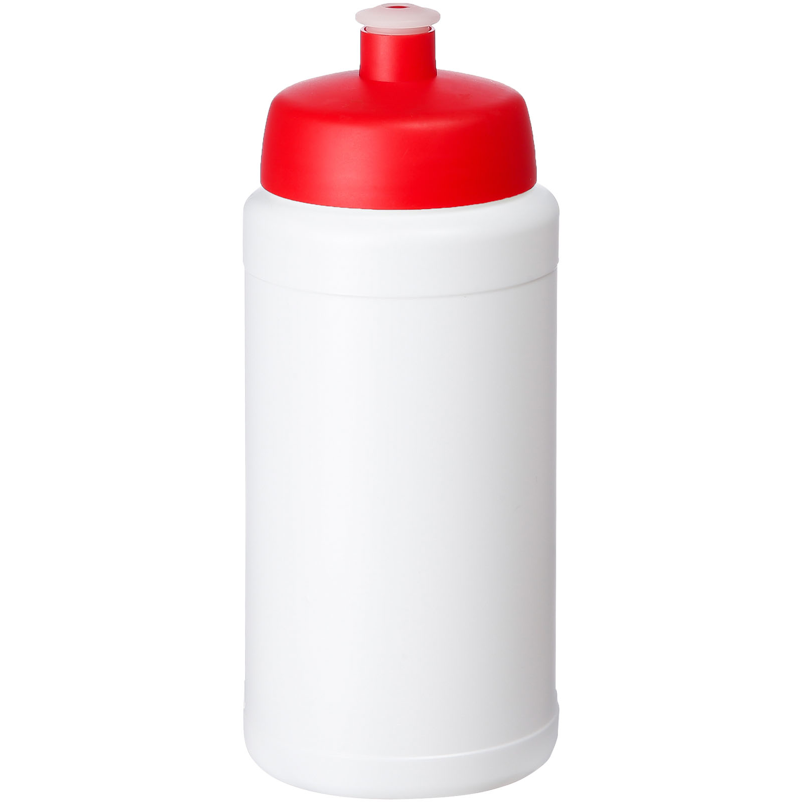 Bidon Baseline® Plus o pojemności 500 ml z wieczkiem sportowym P069598C biały / czerwony