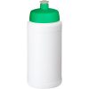 Bidon Baseline® Plus o pojemności 500 ml z wieczkiem sportowym P069598C biały / zielony