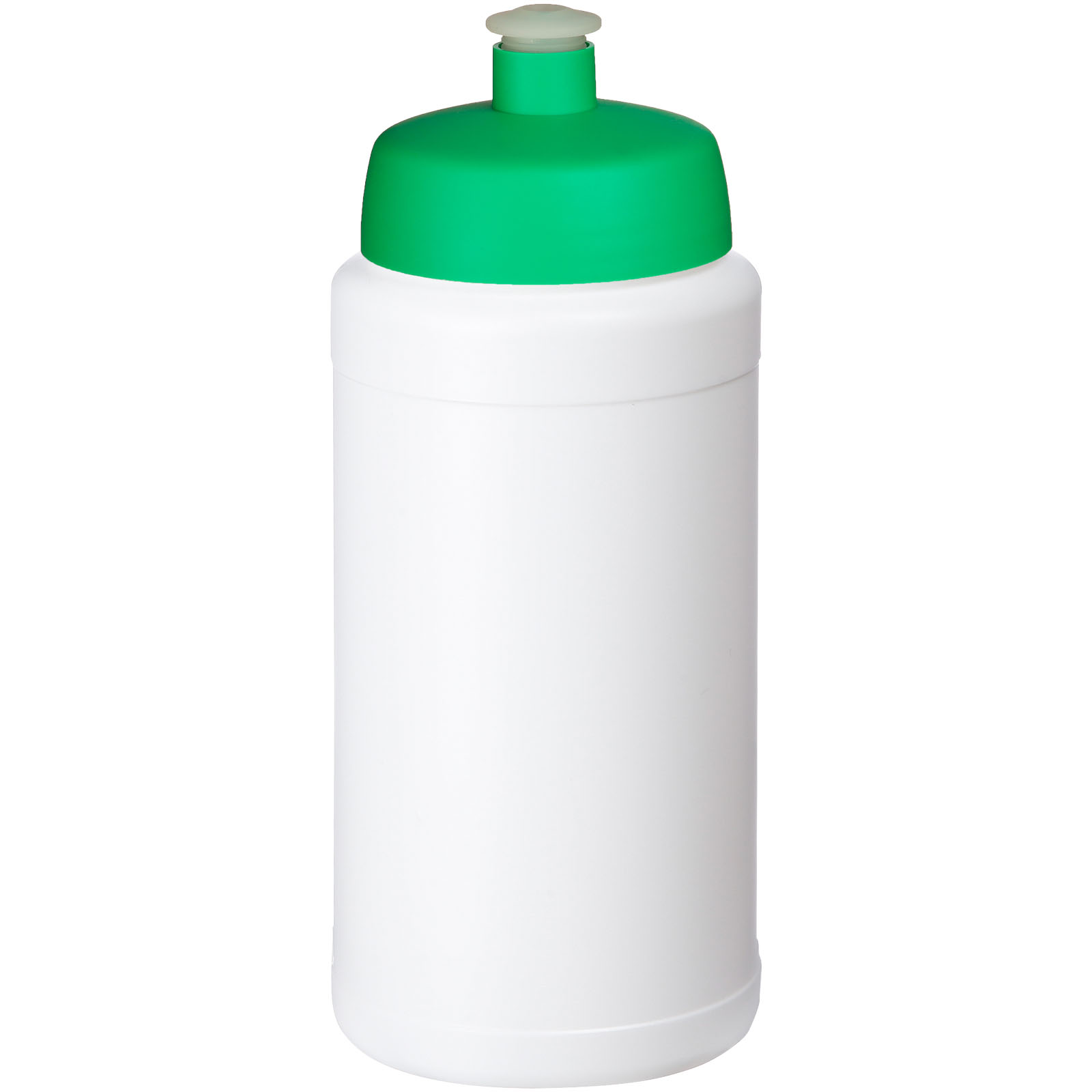 Bidon Baseline® Plus o pojemności 500 ml z wieczkiem sportowym P069598C biały / zielony