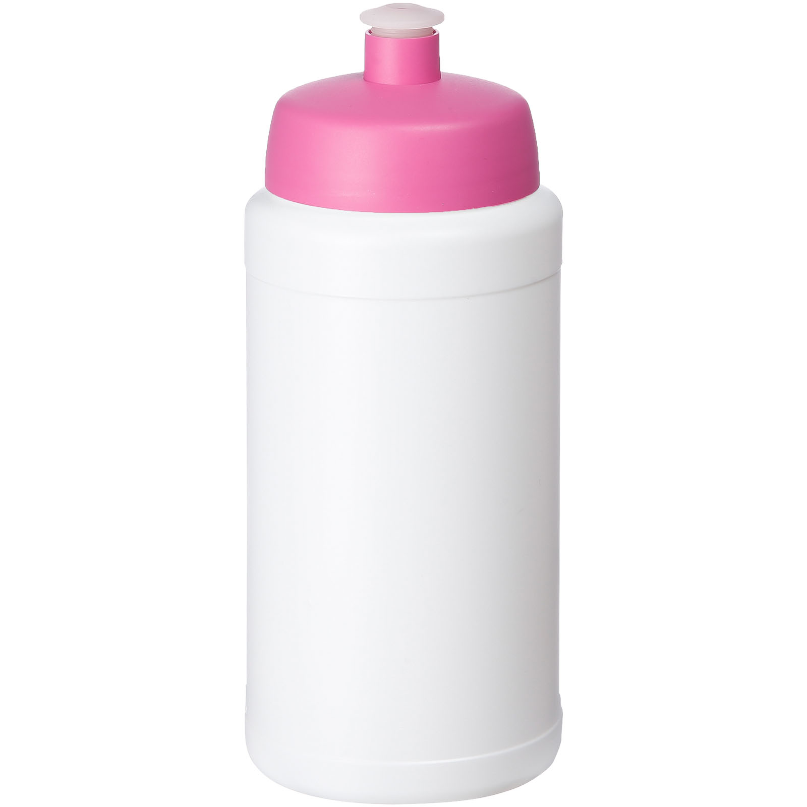 Bidon Baseline® Plus o pojemności 500 ml z wieczkiem sportowym P069598C biały / różowy