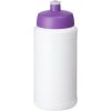 Bidon Baseline® Plus o pojemności 500 ml z wieczkiem sportowym P069598C biały / fioletowy