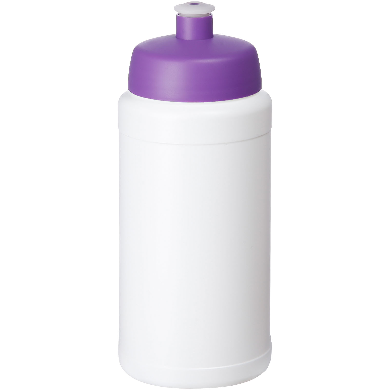 Bidon Baseline® Plus o pojemności 500 ml z wieczkiem sportowym P069598C biały / fioletowy