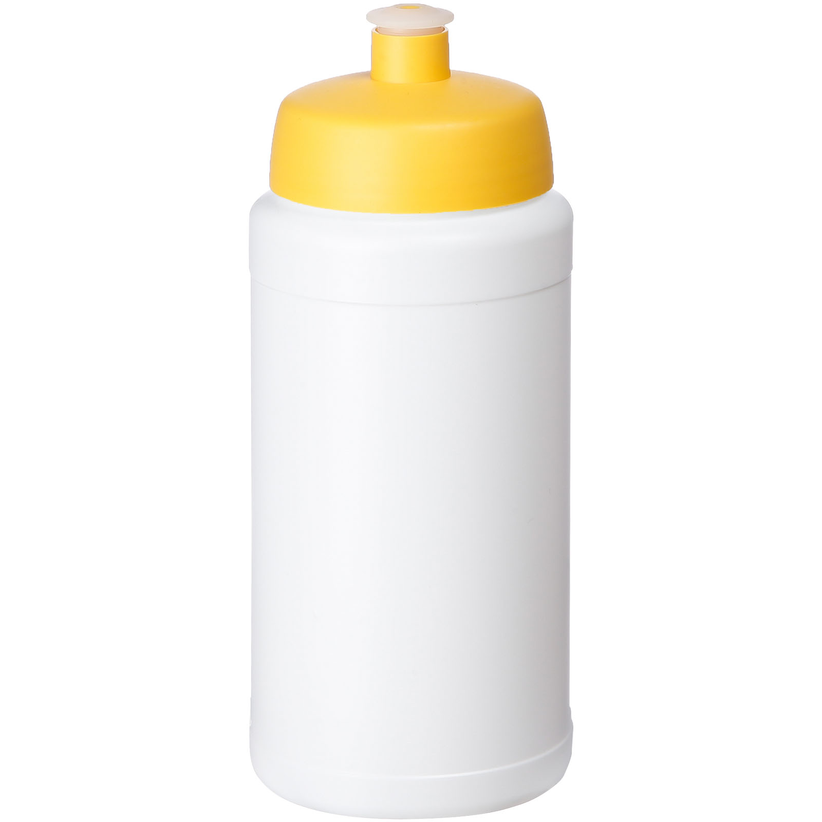 Bidon Baseline® Plus o pojemności 500 ml z wieczkiem sportowym P069598C biały / żółty