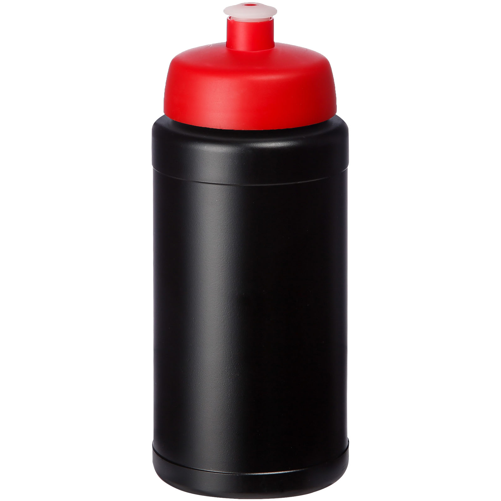 Bidon Baseline® Plus o pojemności 500 ml z wieczkiem sportowym P069598C czarny / czerwony