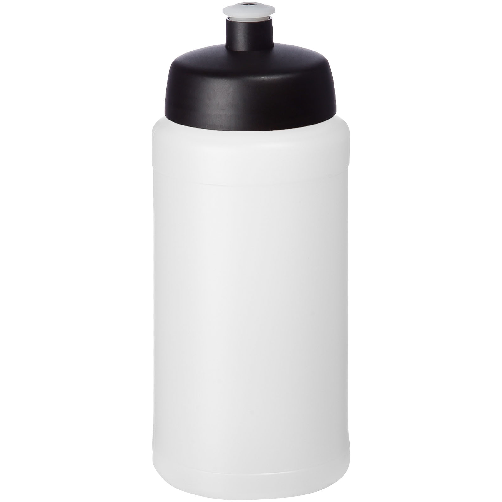 Bidon Baseline® Plus o pojemności 500 ml z wieczkiem sportowym P069598C przezroczysty / czarny