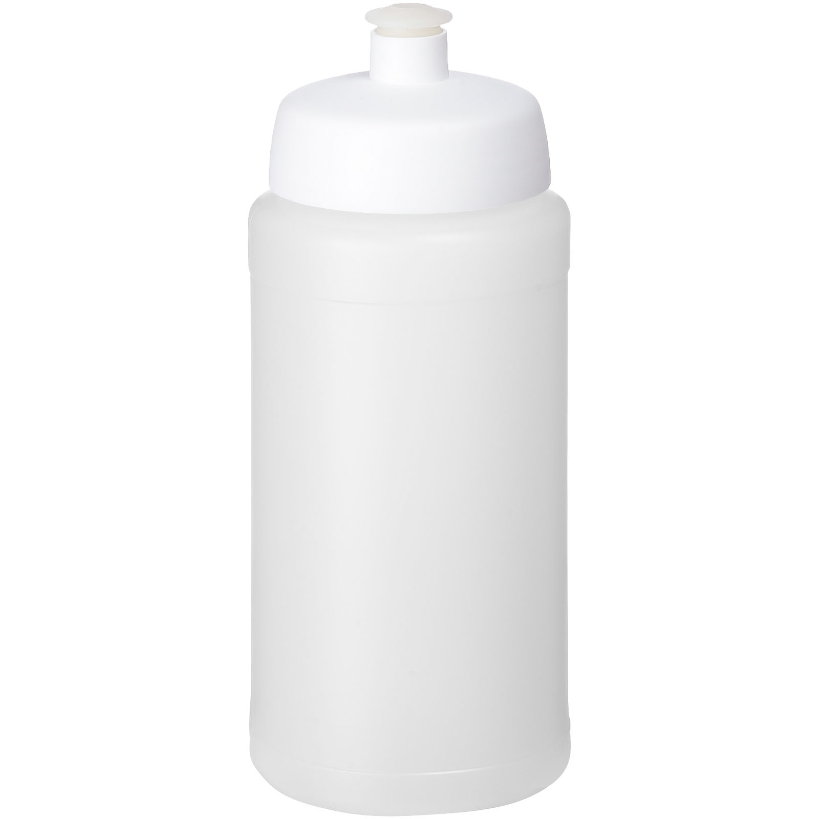 Bidon Baseline® Plus o pojemności 500 ml z wieczkiem sportowym P069598C przezroczysty / biały