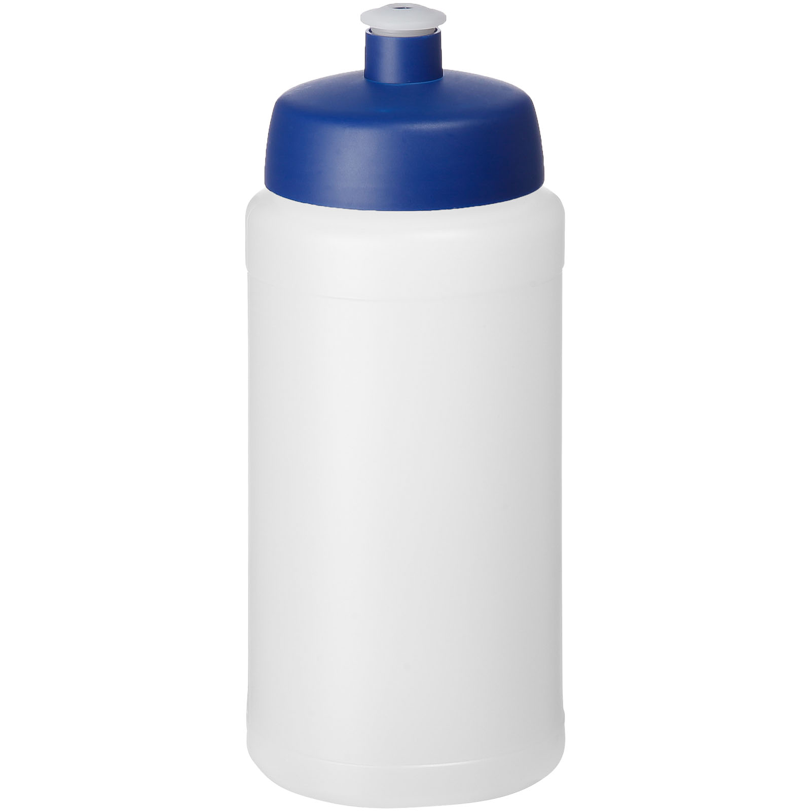 Bidon Baseline® Plus o pojemności 500 ml z wieczkiem sportowym P069598C przezroczysty / niebieski