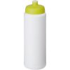 Bidon Baseline® Plus o pojemności 750 ml ze sportowym wieczkiem i uchwytem P069623C biały / limonka