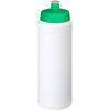 Bidon Baseline® Plus o pojemności 750 ml ze sportowym wieczkiem i uchwytem P069623C biały / zielony