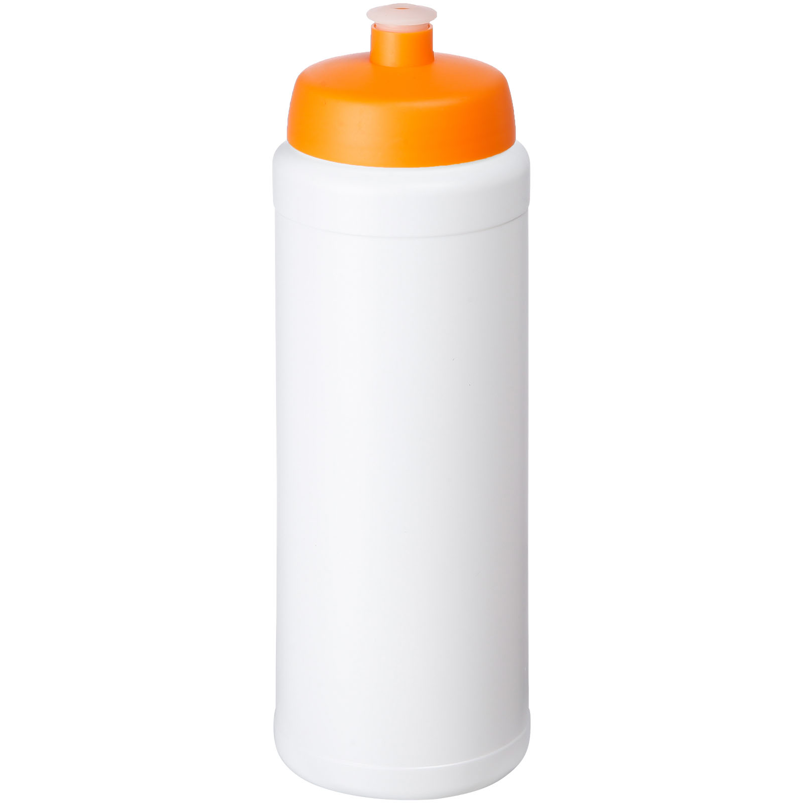 Bidon Baseline® Plus o pojemności 750 ml ze sportowym wieczkiem i uchwytem P069623C biały / pomarańczowy