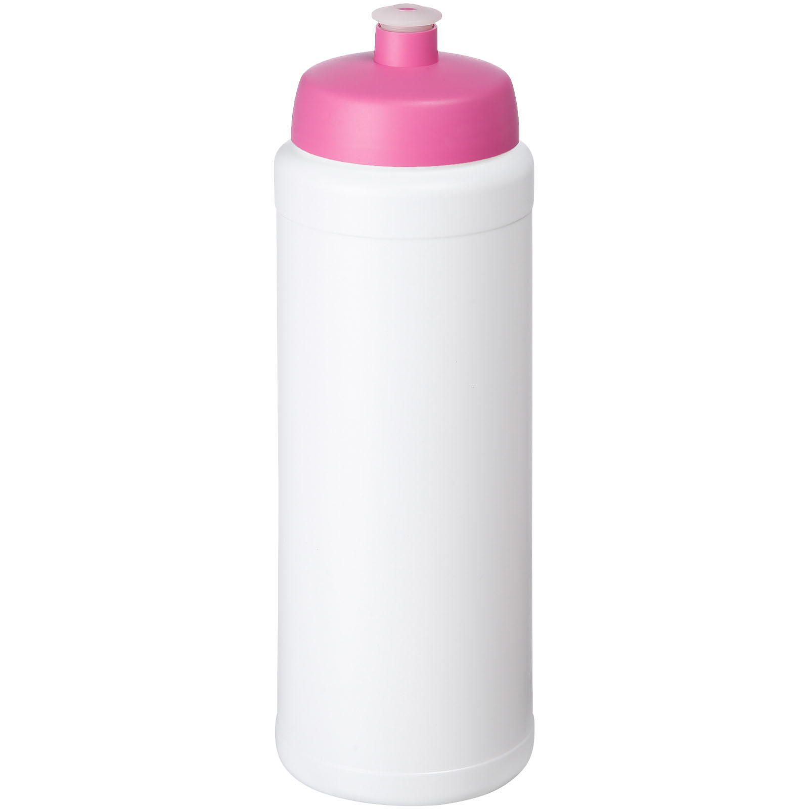 Bidon Baseline® Plus o pojemności 750 ml ze sportowym wieczkiem i uchwytem P069623C biały / różowy