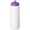 Bidon Baseline® Plus o pojemności 750 ml ze sportowym wieczkiem i uchwytem P069623C biały / fioletowy