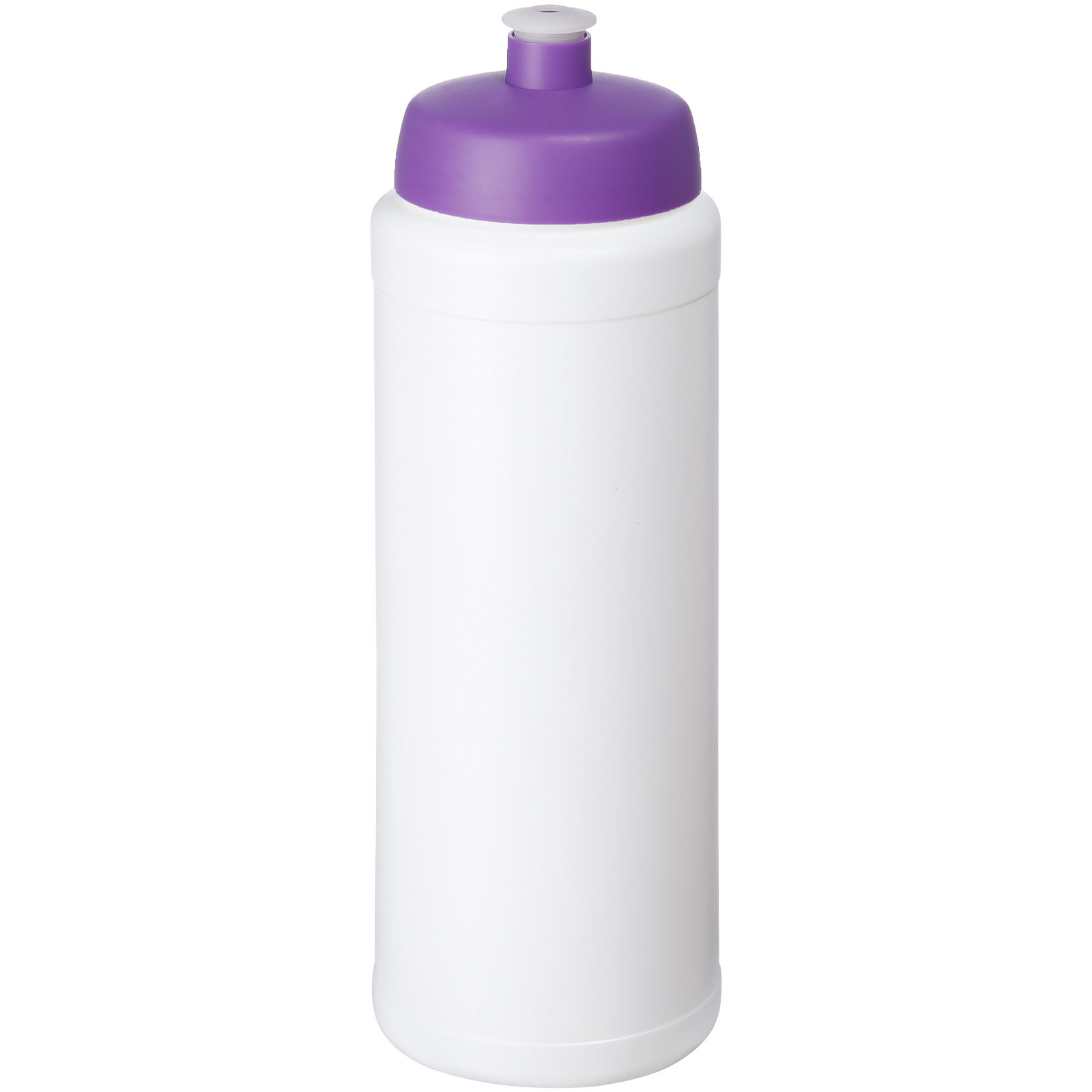 Bidon Baseline® Plus o pojemności 750 ml ze sportowym wieczkiem i uchwytem P069623C biały / fioletowy
