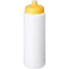 Bidon Baseline® Plus o pojemności 750 ml ze sportowym wieczkiem i uchwytem P069623C biały / żółty