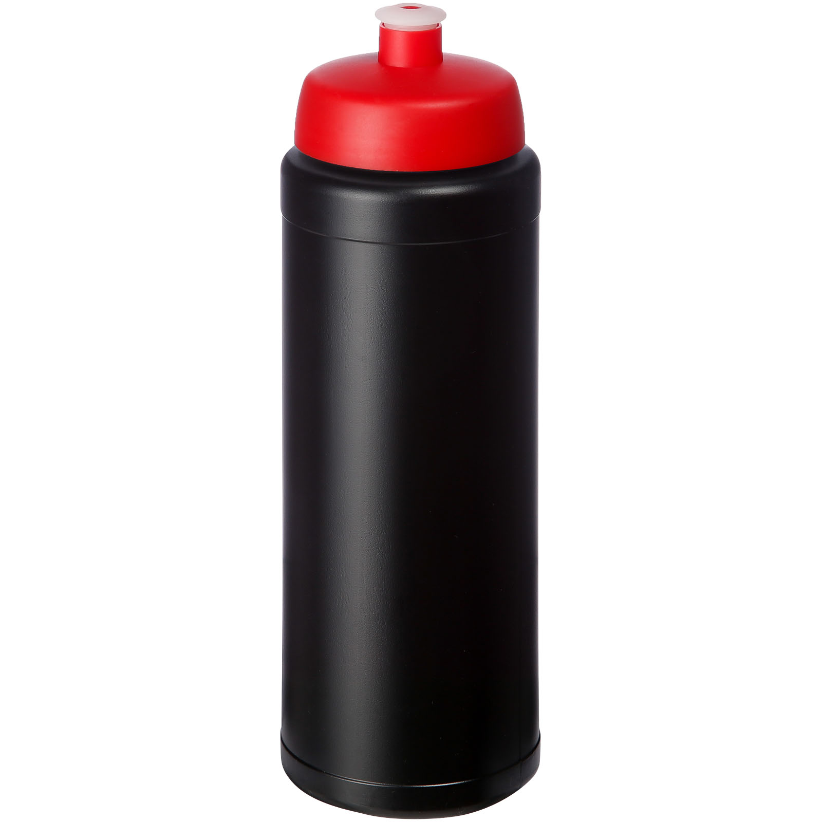 Bidon Baseline® Plus o pojemności 750 ml ze sportowym wieczkiem i uchwytem P069623C czarny / czerwony