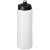 Bidon Baseline® Plus o pojemności 750 ml ze sportowym wieczkiem i uchwytem P069623C przezroczysty / czarny
