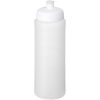 Bidon Baseline® Plus o pojemności 750 ml ze sportowym wieczkiem i uchwytem P069623C przezroczysty / biały