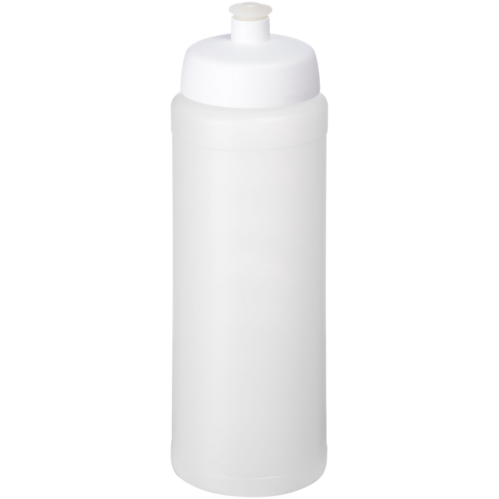 Bidon Baseline® Plus o pojemności 750 ml ze sportowym wieczkiem i uchwytem P069623C przezroczysty / biały