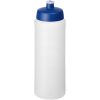 Bidon Baseline® Plus o pojemności 750 ml ze sportowym wieczkiem i uchwytem P069623C przezroczysty / niebieski