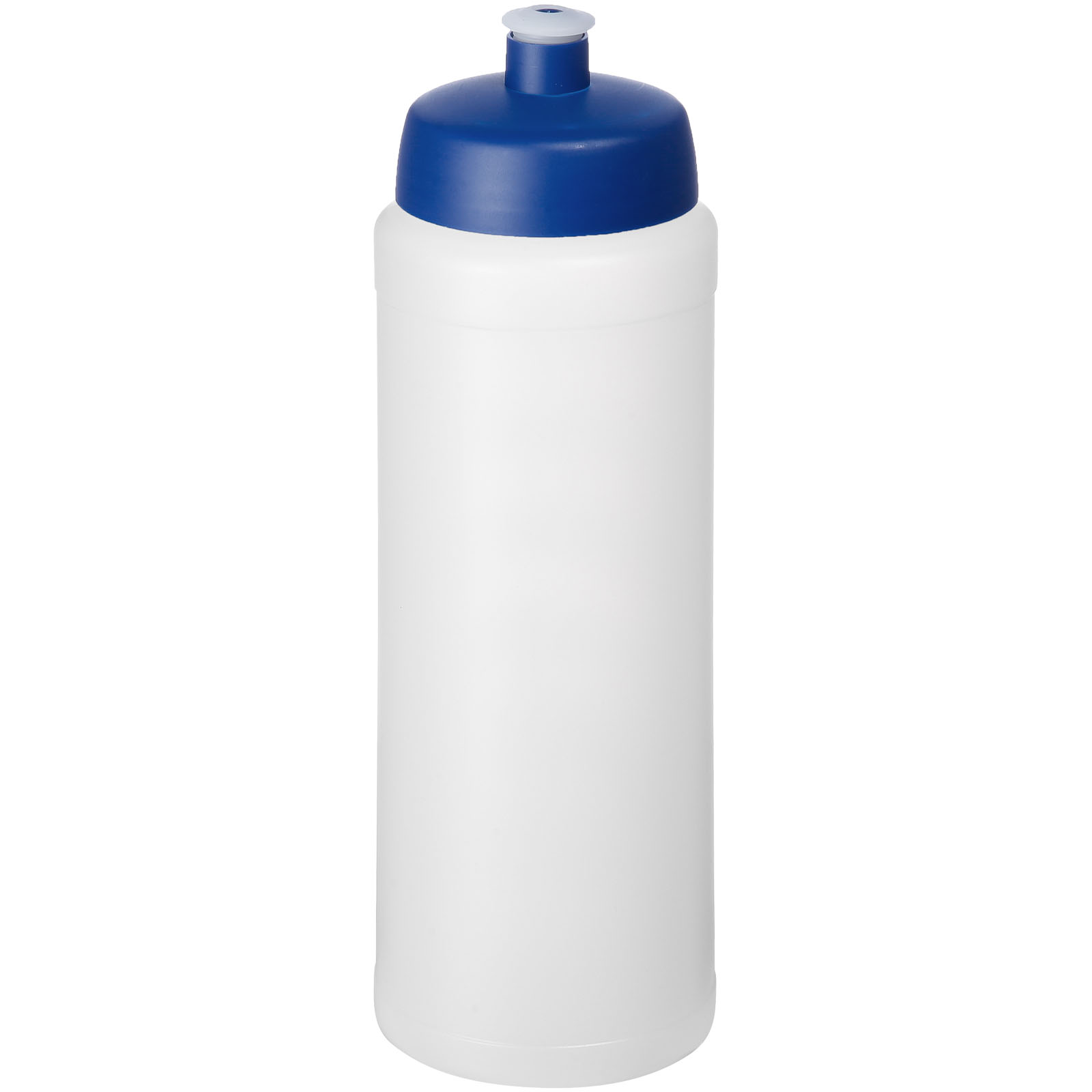 Bidon Baseline® Plus o pojemności 750 ml ze sportowym wieczkiem i uchwytem P069623C przezroczysty / niebieski