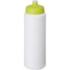 Bidon Baseline® Plus o pojemności 750 ml z wieczkiem sportowym P069644C biały / limonka