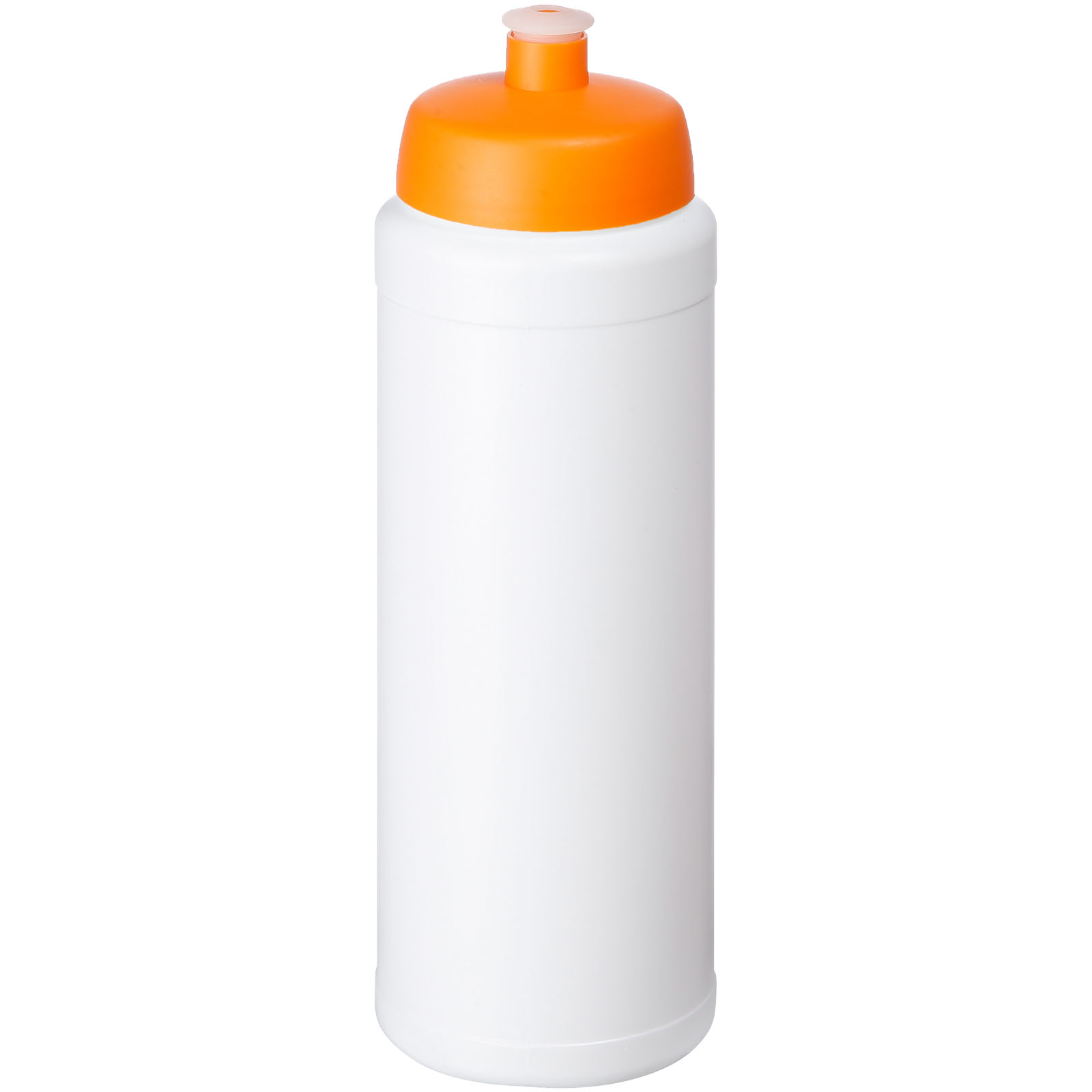 Bidon Baseline® Plus o pojemności 750 ml z wieczkiem sportowym P069644C biały / pomarańczowy