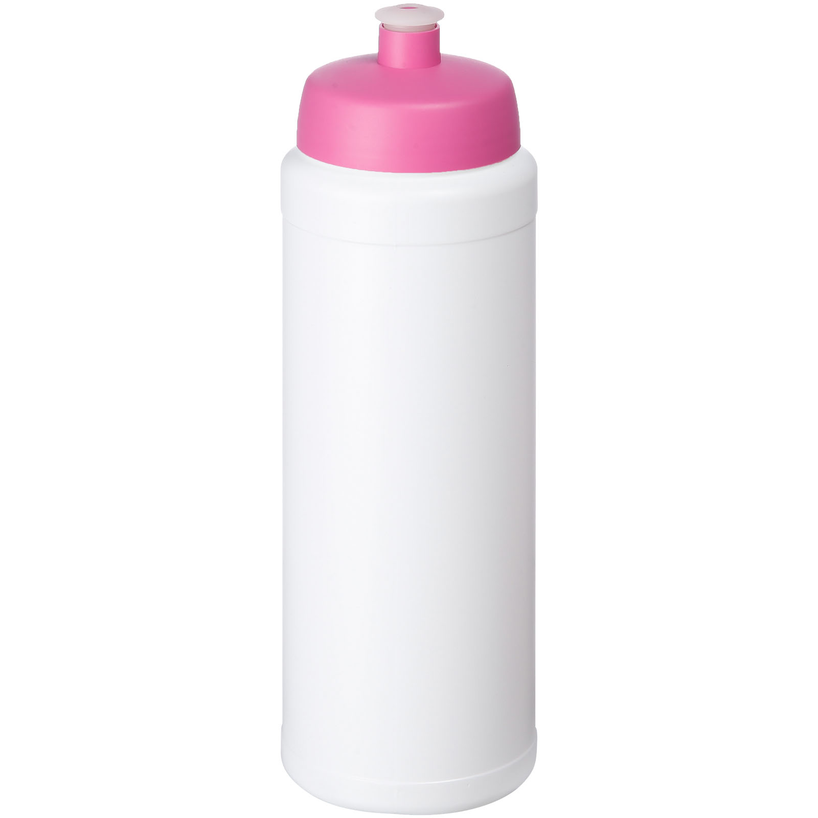 Bidon Baseline® Plus o pojemności 750 ml z wieczkiem sportowym P069644C biały / różowy