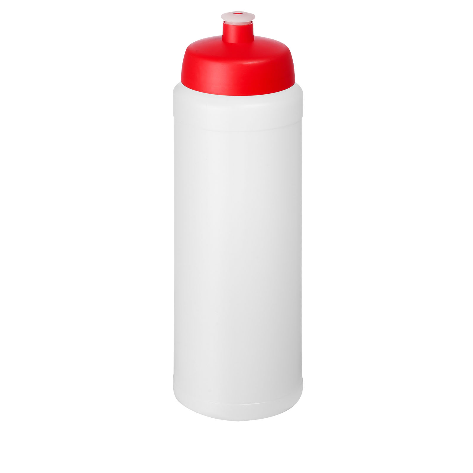 Bidon Baseline® Plus o pojemności 750 ml z wieczkiem sportowym P069644C przezroczysty / czerwony