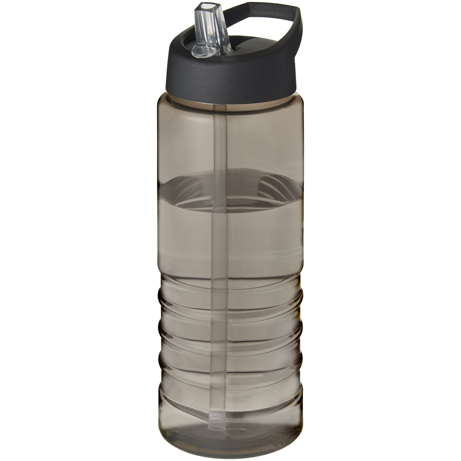 Bidon H2O Treble o pojemności 750 ml z wieczkiem z dzióbkiem P069701C charcoal / czarny