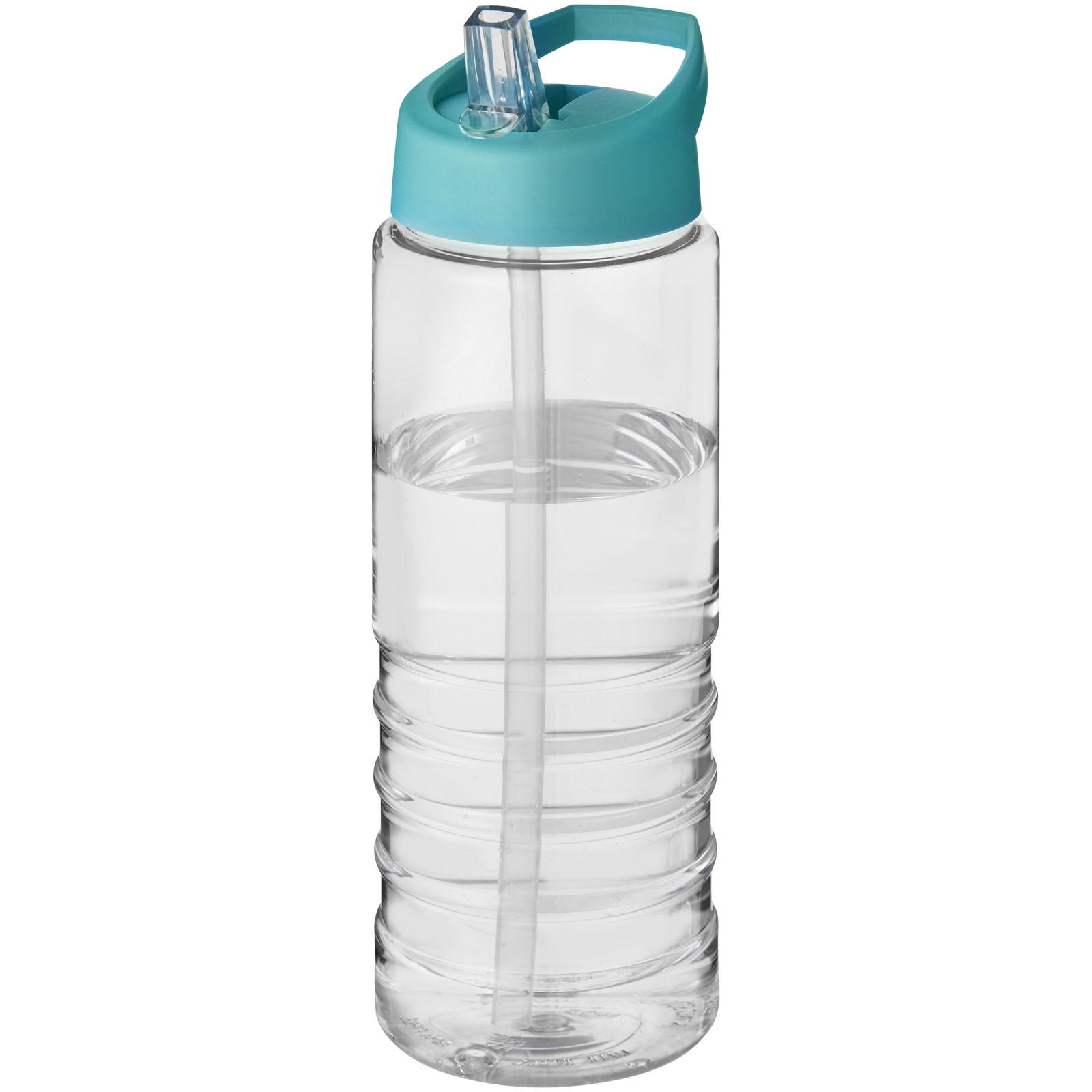 Bidon H2O Treble o pojemności 750 ml z wieczkiem z dzióbkiem P069701C przezroczysty / błękitny