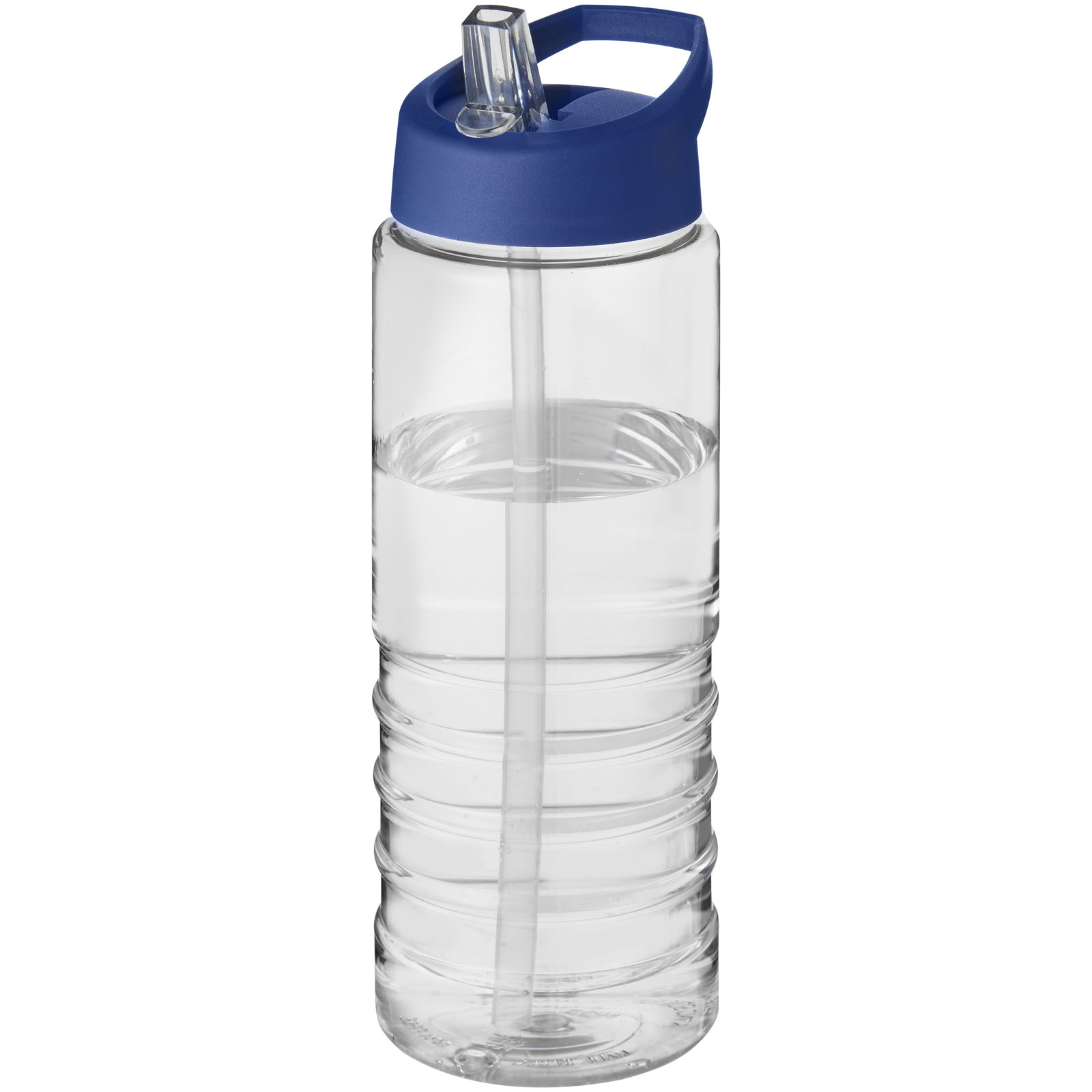 Bidon H2O Treble o pojemności 750 ml z wieczkiem z dzióbkiem P069701C przezroczysty / niebieski