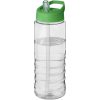 Bidon H2O Treble o pojemności 750 ml z wieczkiem z dzióbkiem P069701C przezroczysty / zielony