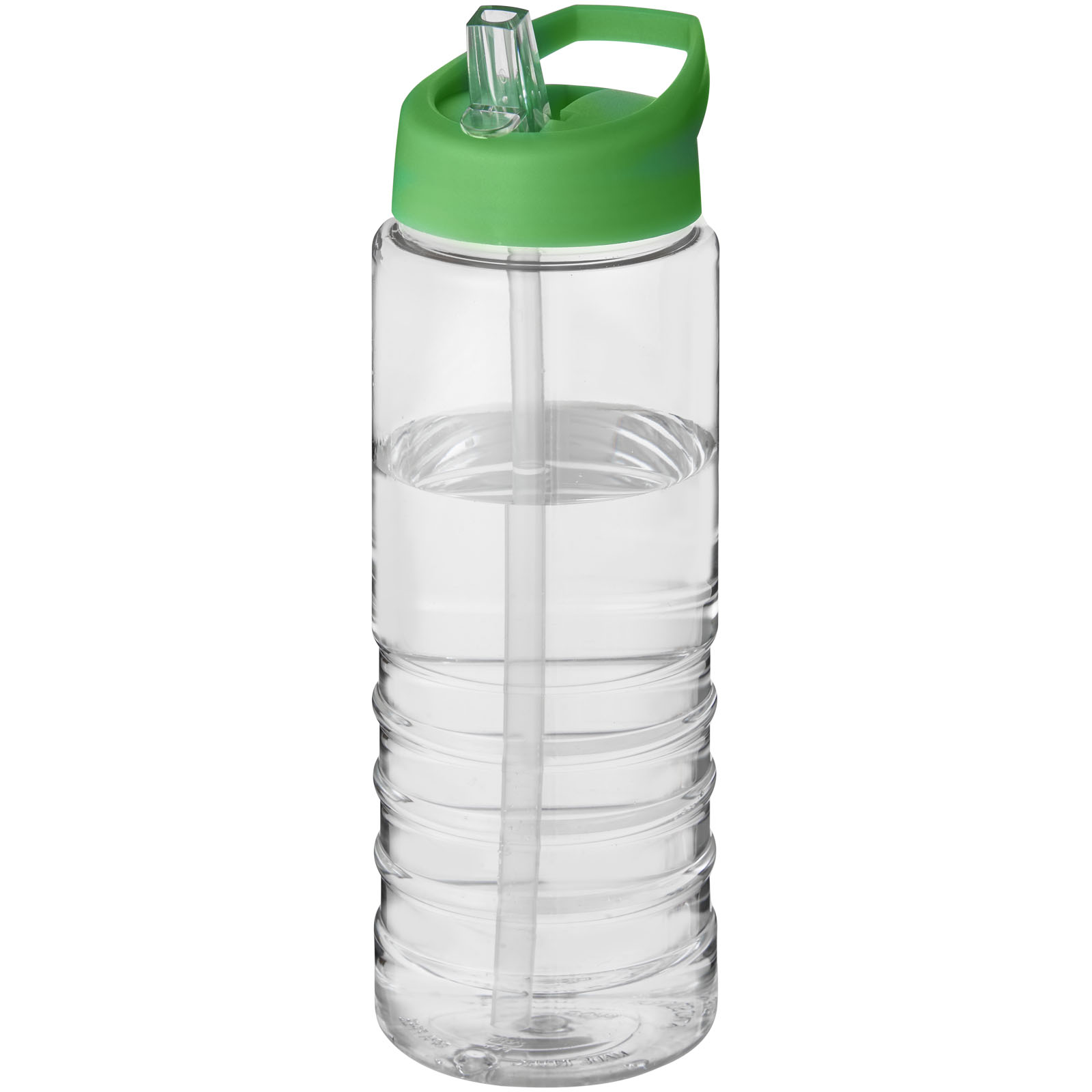 Bidon H2O Treble o pojemności 750 ml z wieczkiem z dzióbkiem P069701C przezroczysty / zielony