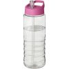 Bidon H2O Treble o pojemności 750 ml z wieczkiem z dzióbkiem P069701C przezroczysty / różowy