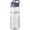 Bidon H2O Treble o pojemności 750 ml z wieczkiem z dzióbkiem P069701C przezroczysty / szary sztormowy