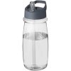 Bidon H2O Pulse o pojemności 600 ml z wieczkiem z dzióbkiem P069715C przezroczysty / szary sztormowy