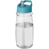 Bidon H2O Pulse o pojemności 600 ml z wieczkiem z dzióbkiem P069715C przezroczysty / błękitny