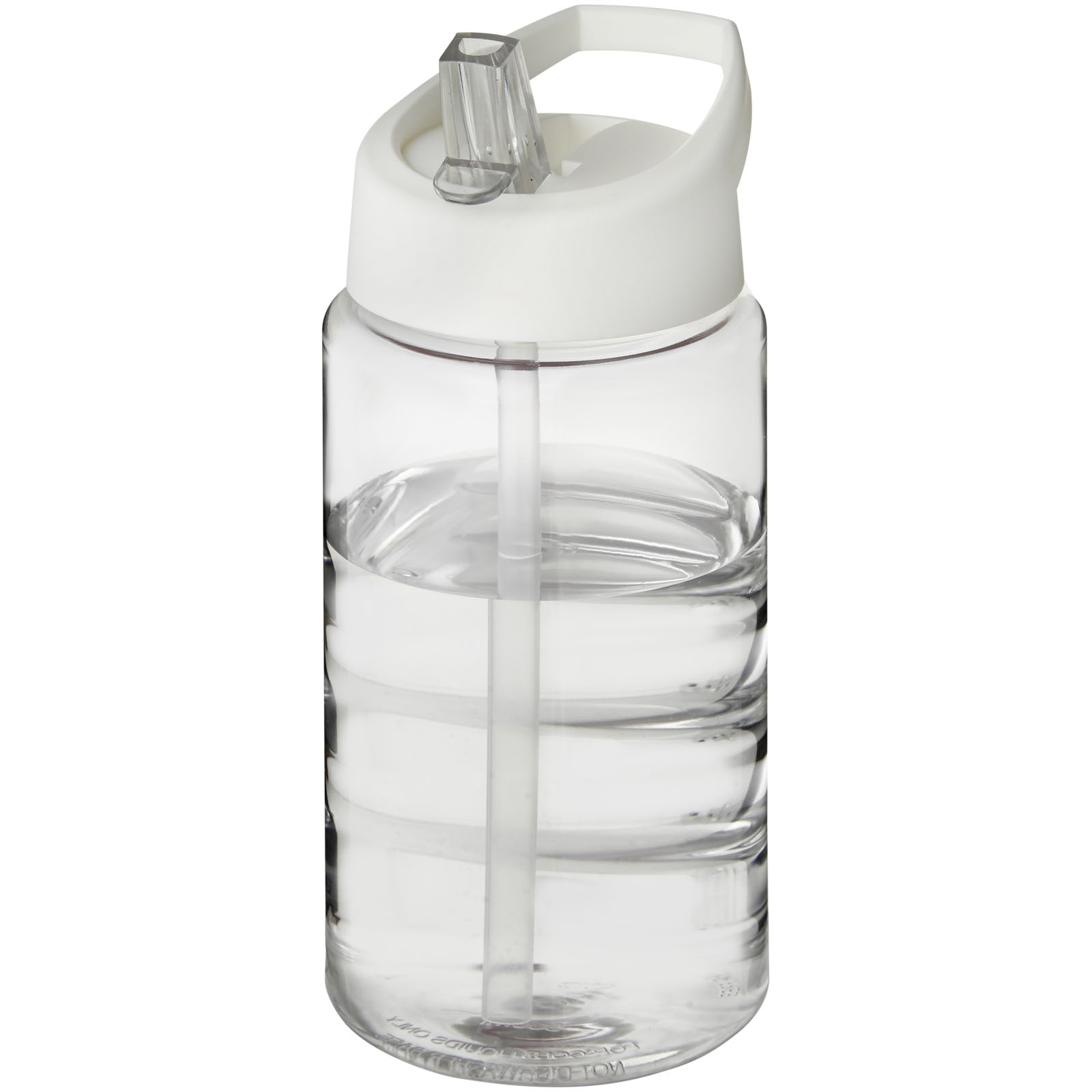 Bidon H2O Bop o pojemności 500 ml z wieczkiem z dzióbkiem P069725C przezroczysty / biały