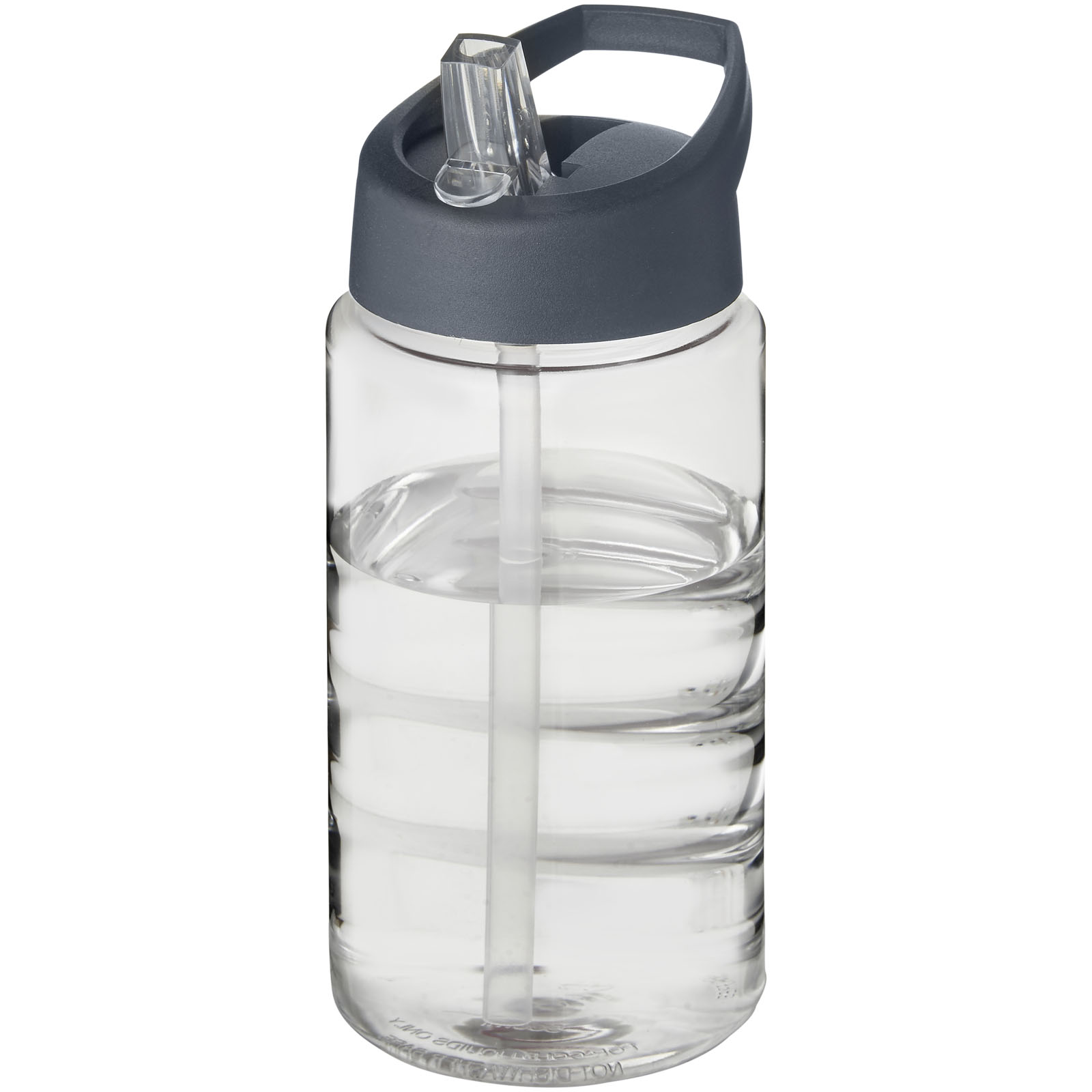 Bidon H2O Bop o pojemności 500 ml z wieczkiem z dzióbkiem P069725C przezroczysty / szary sztormowy